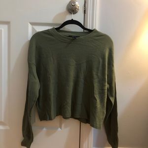 Green waffle t-shirt